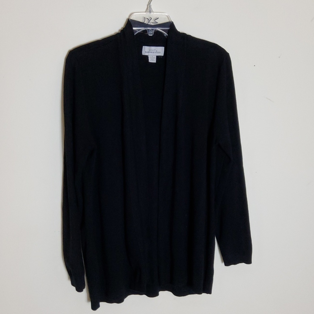 Hampshire Studio Long Sleeve Women's Open Cardigan Size L